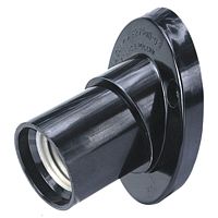 Патрон электрический UNIVersal E27 карболит настен. черный  картинка 